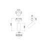 Трековый светильник MAYTONI FOCUS LED TR019-2-15W4K-B